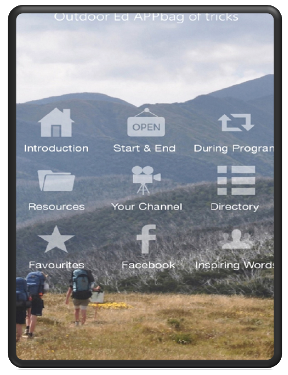 We also made a home grown phone APP filled with nature and outdoor connecting resources. Great for insightful online learning!