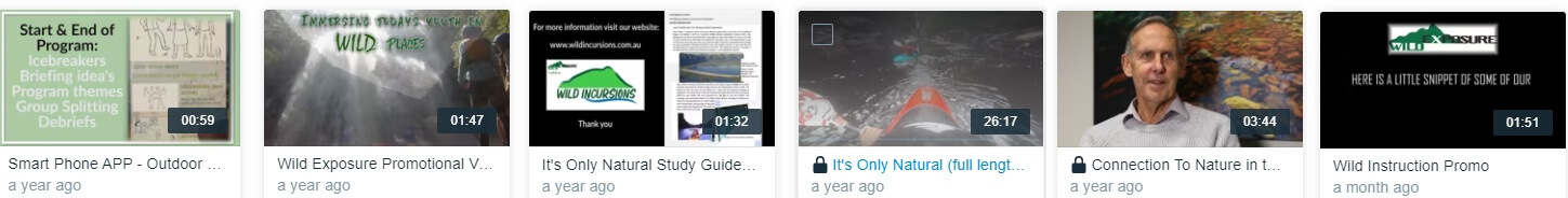 Check out our VIMEO channel